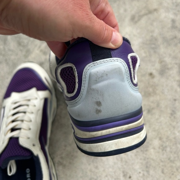 Sandro Paris Flame Sneakers, Blue/ Purple, size 40 - Picture 9 of 12